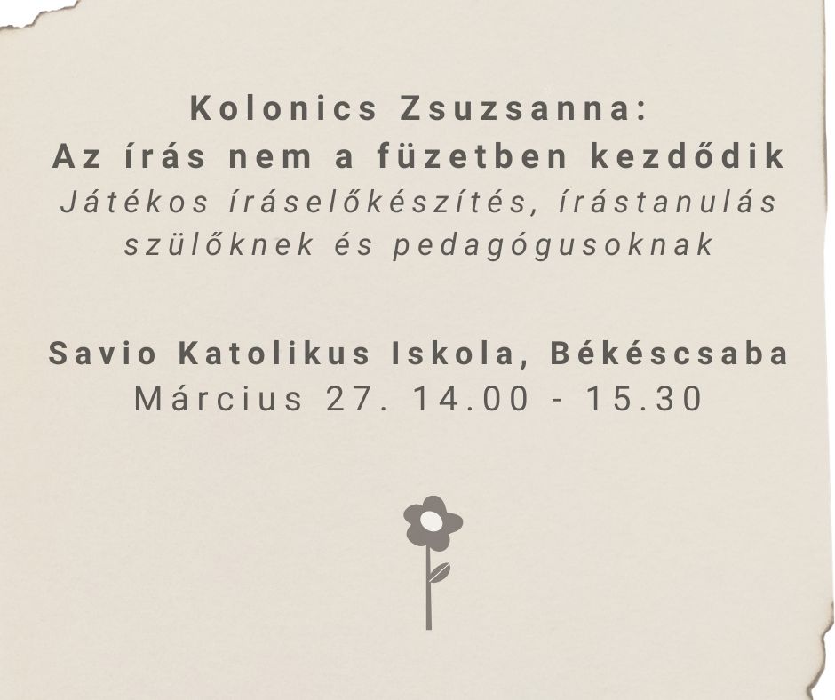 Az iras nem a fuzetben kezdodik