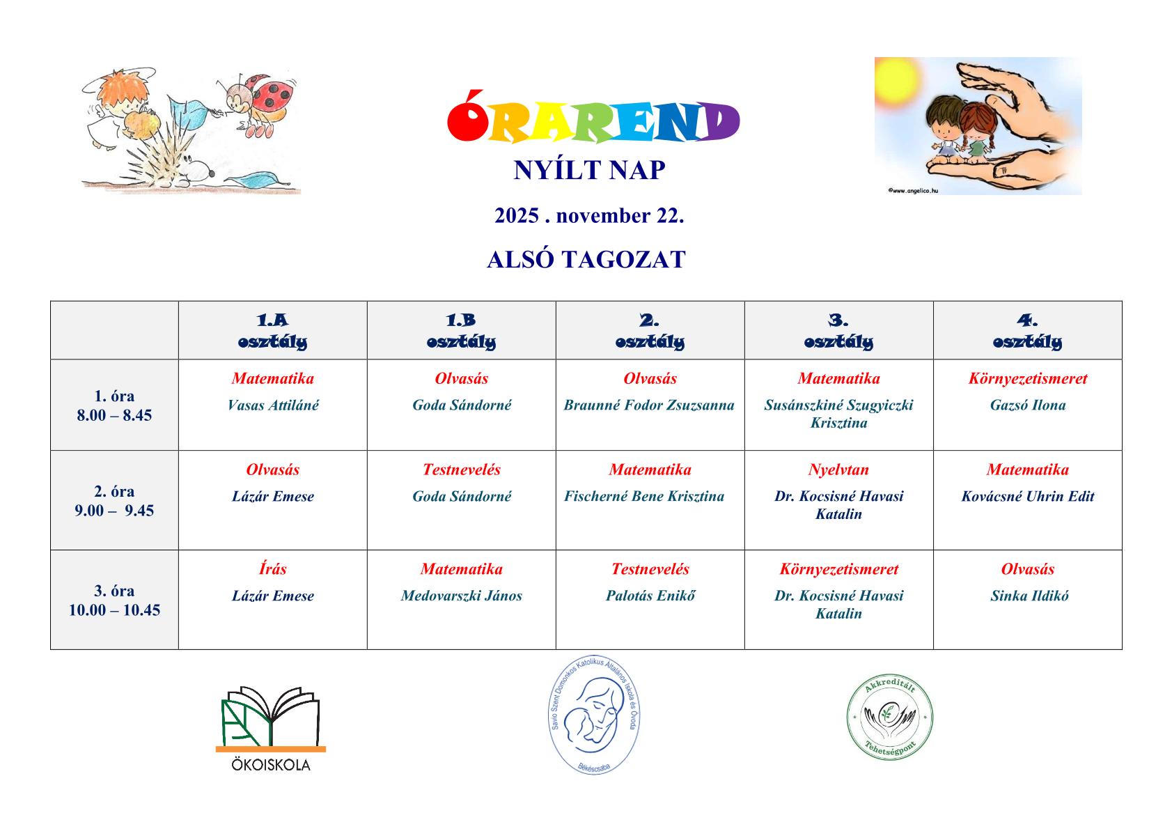 Nyilt nap Orarend also 2025 11 22 1