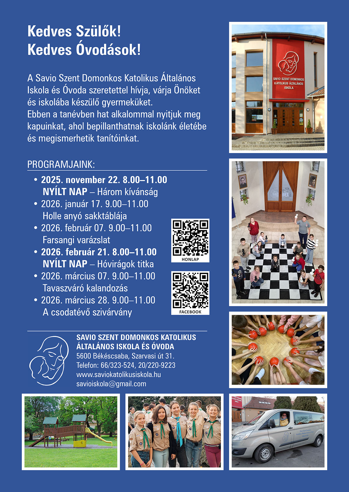 PLAKAT SRA3 Nyilt Nap SAVIO 2025 11 12 ROL